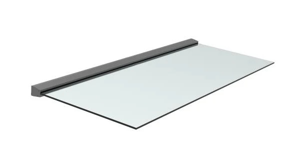 Aluminiowa daszka szklana profil
