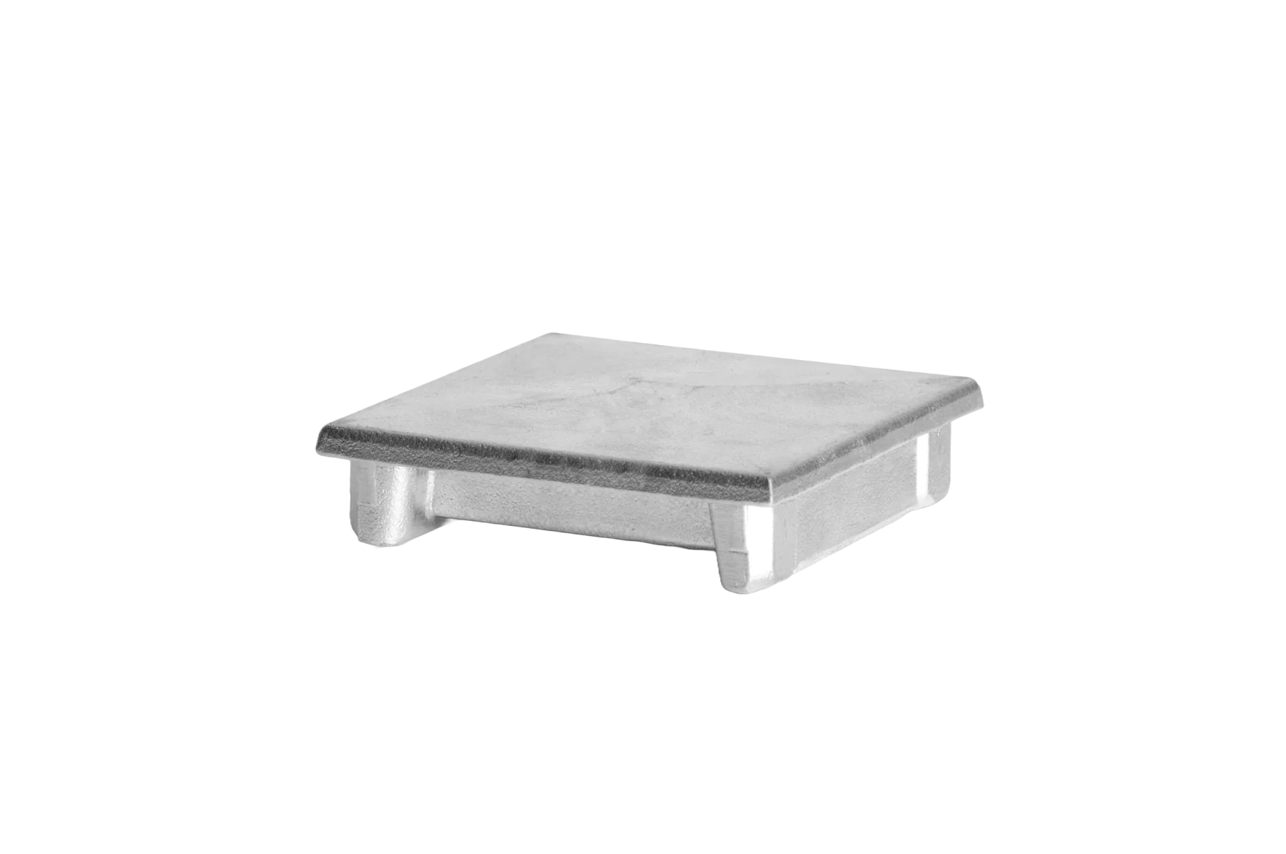 Aluminiowa zaślepka słupka 80x80 płaska - naturalna