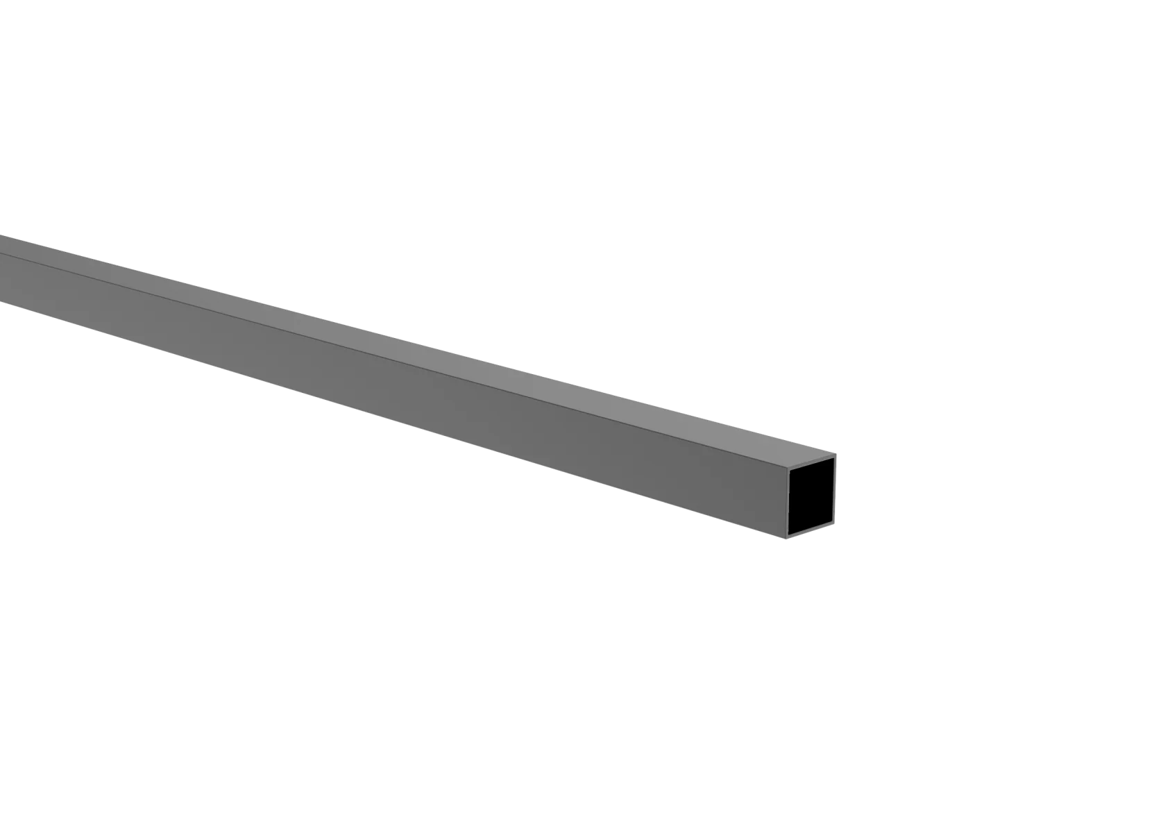 Aluminiowe wypełnienie ogrodzeniowe i fasadowa listwa narożna, 20 x 20 – 2,0 m – Antracyt RAL 7016