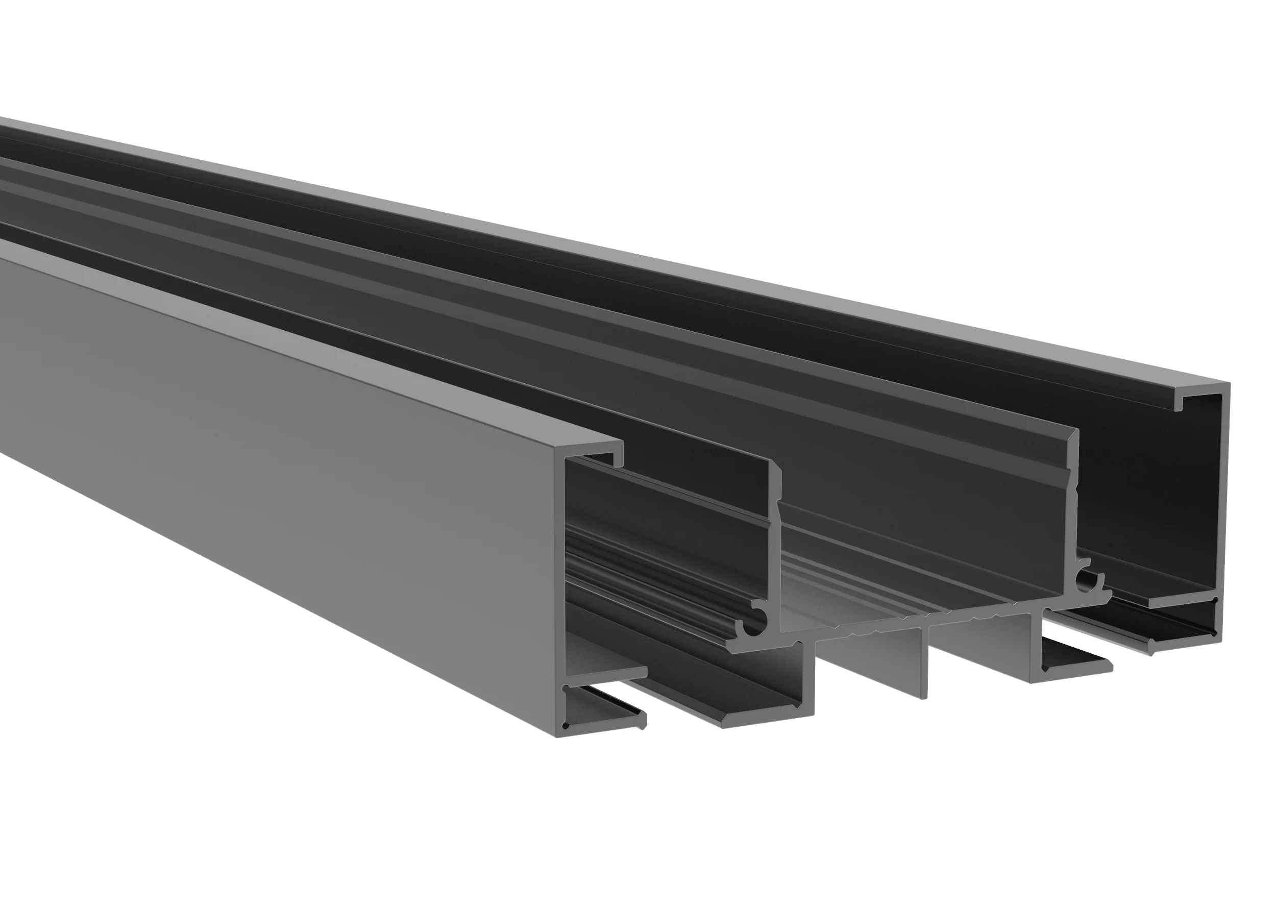 Aluminiowy adapter 66x40-1500mm do żaluzji do 46mm R7016 - Image 3