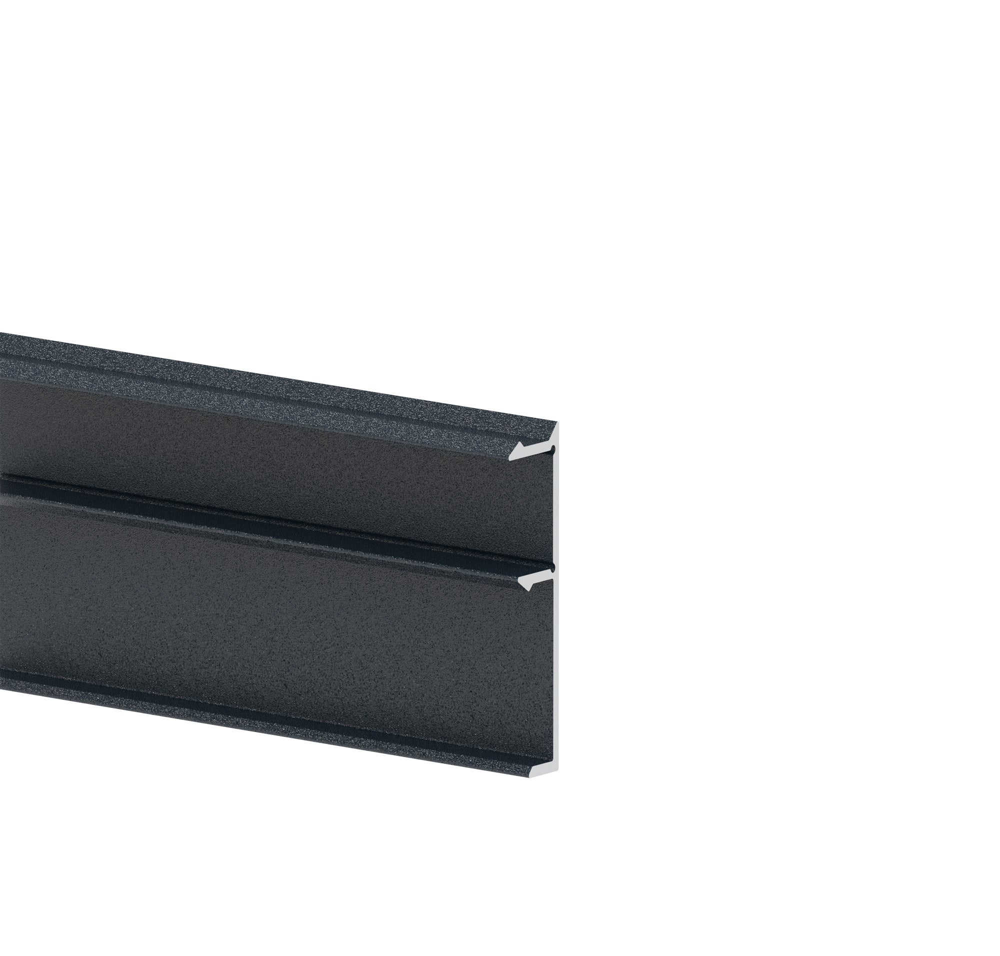 Aluminiowy adapter ogrodzeniowy do wypełnień - listwa kryjąca 6000mm