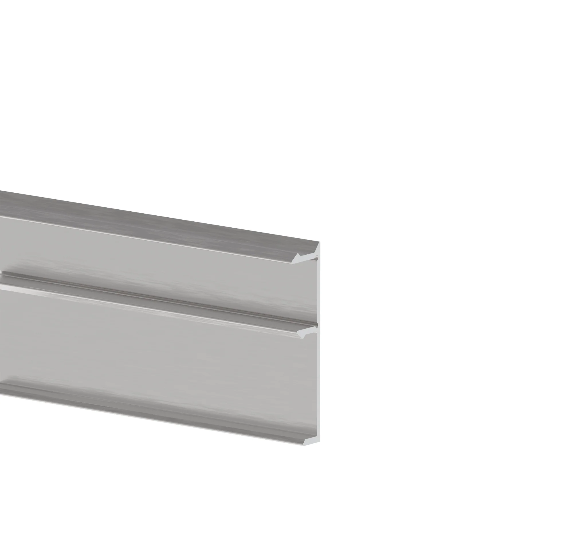 Aluminiowy adapter ogrodzeniowy do wypełnień - listwa kryjąca 6000mm