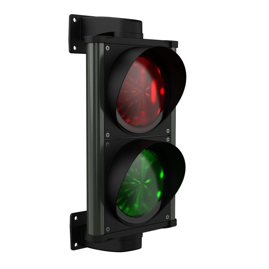ASF semafor dwukomorowy czerwony/zielony, 0-230V AC/DC, IP65