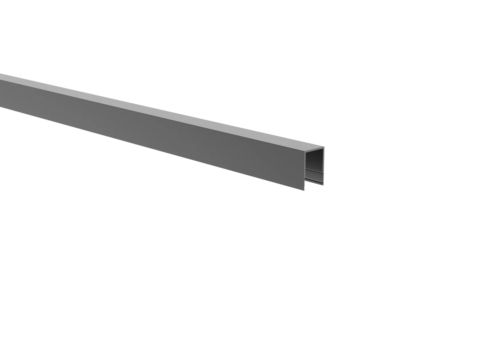 Click-lock górna listwa końcowa do wypełnienia ogrodzenia FG/F20... - Antracit RAL 7016