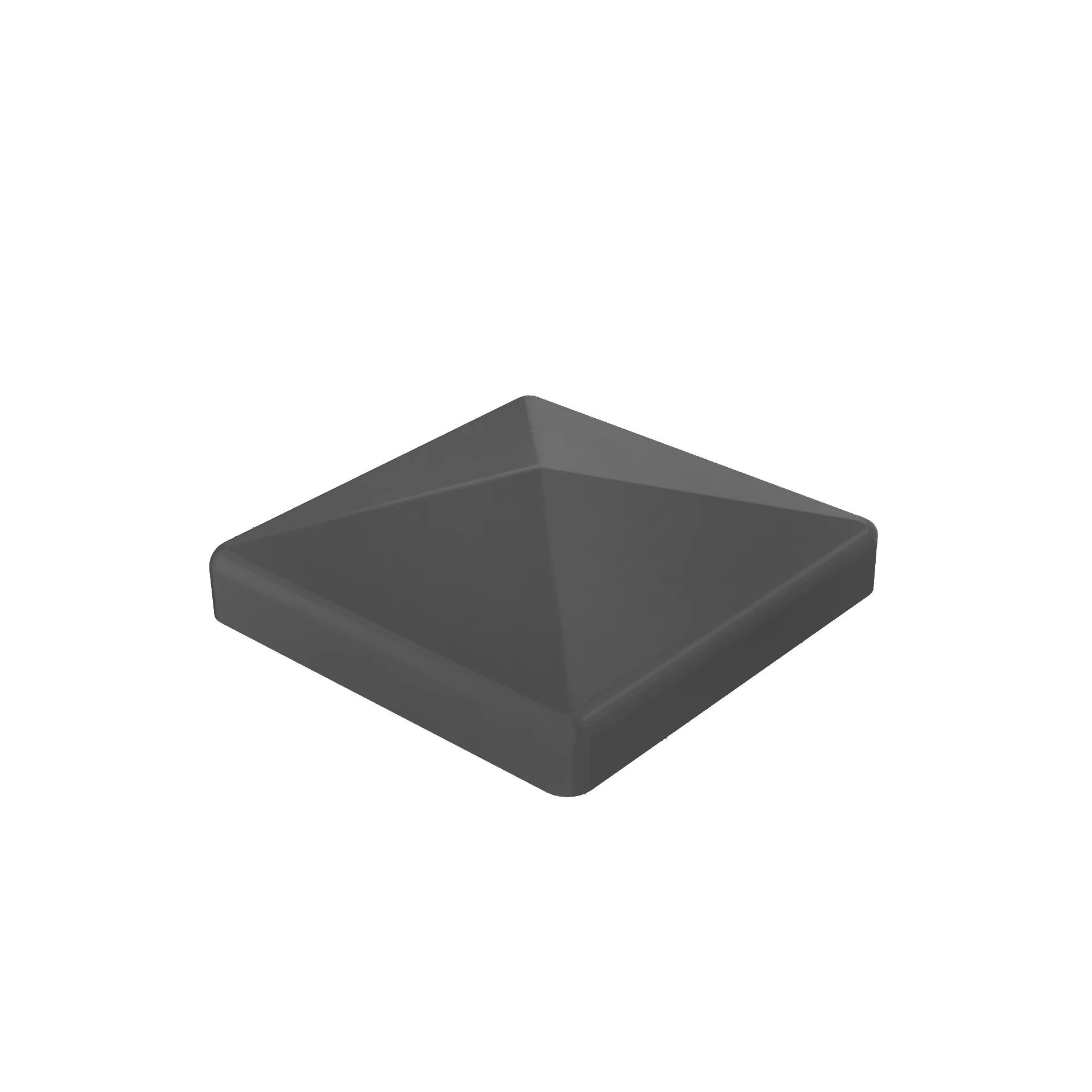Czapeczka na słupek JP 70x70mm, RAL7016
