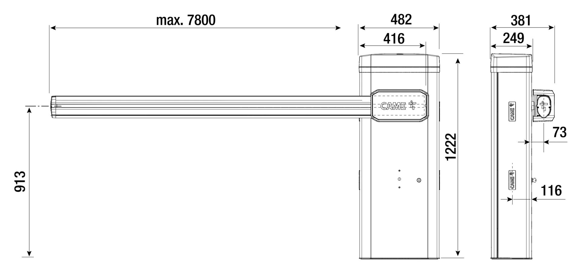 Elektroniczny rygiel 24V z enkoderem - Image 2