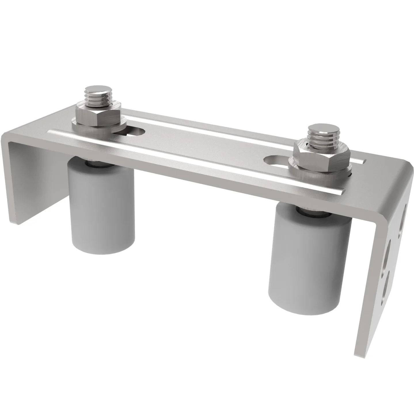 Górne rolki prowadzące 2 sztuki INOX, 165x57mm,D30