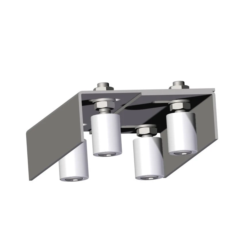 Górne rolki prowadzące 4 sztuki INOX, 135-175x220m