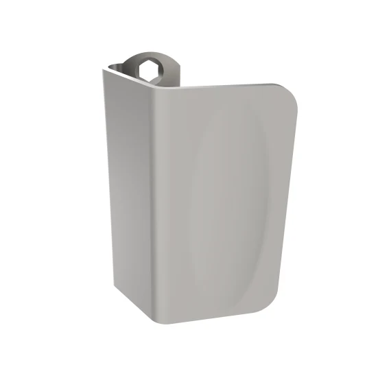 Klamka drzwiowa, 93x65mm, kolor czarny