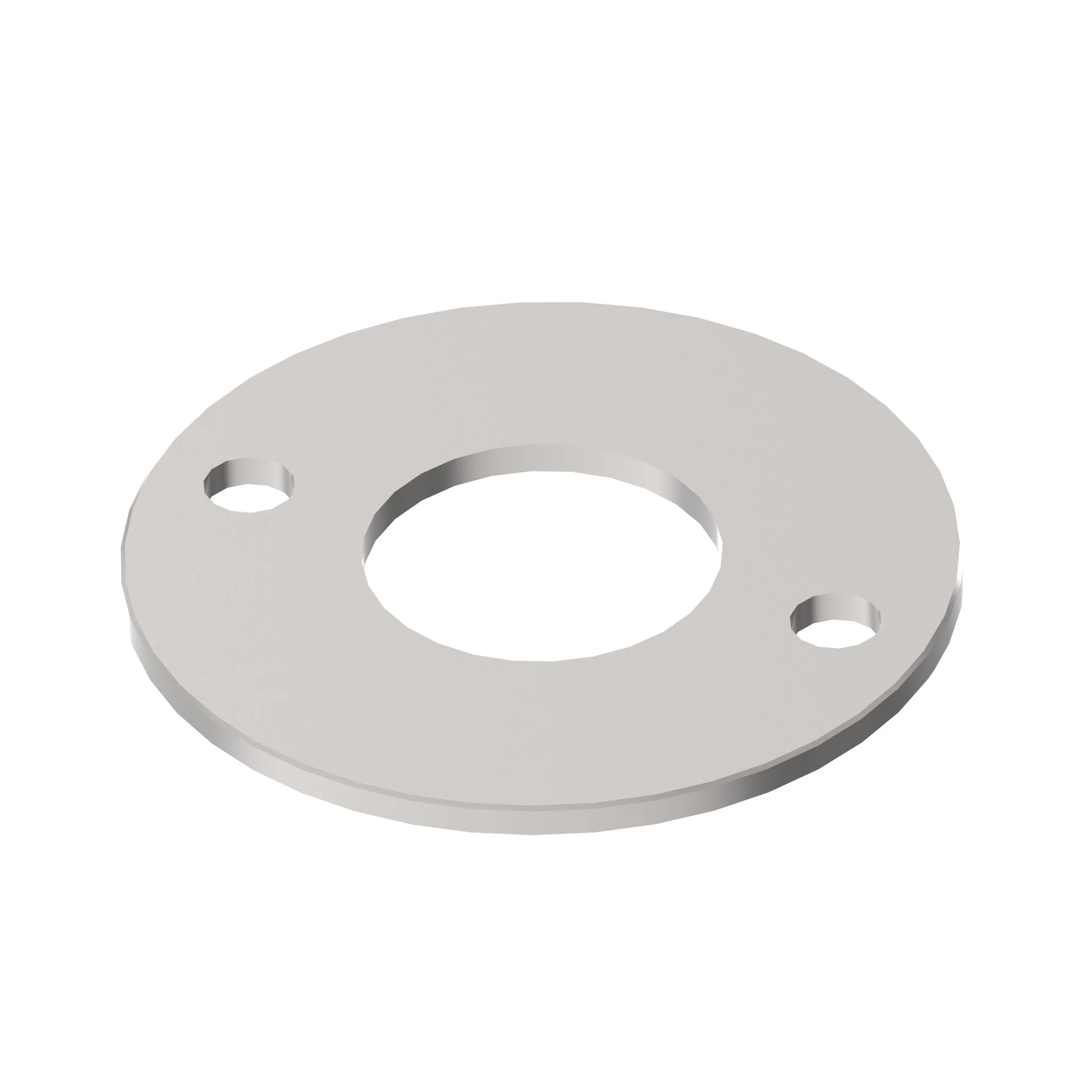 Krążek montażowy AISI304, D100/42,4mm, 2xd11, t4 r