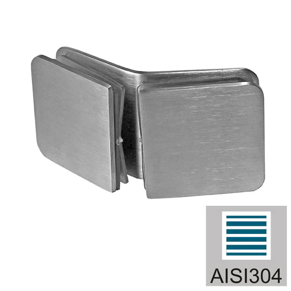 Łącznik szkła, AISI 304, T 8-10 mm - Image 2