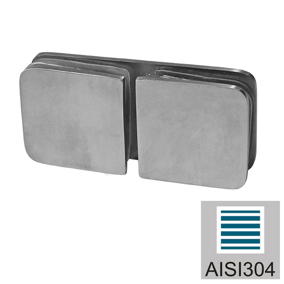 Łącznik szkła, AISI 304, T 8-10 mm - Image 2