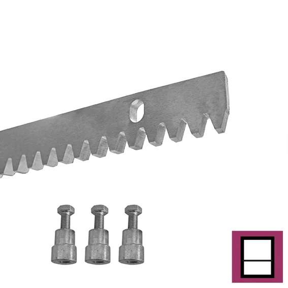 Listwa zebata Zn, 30x12mm, L1m,max 2200kg
