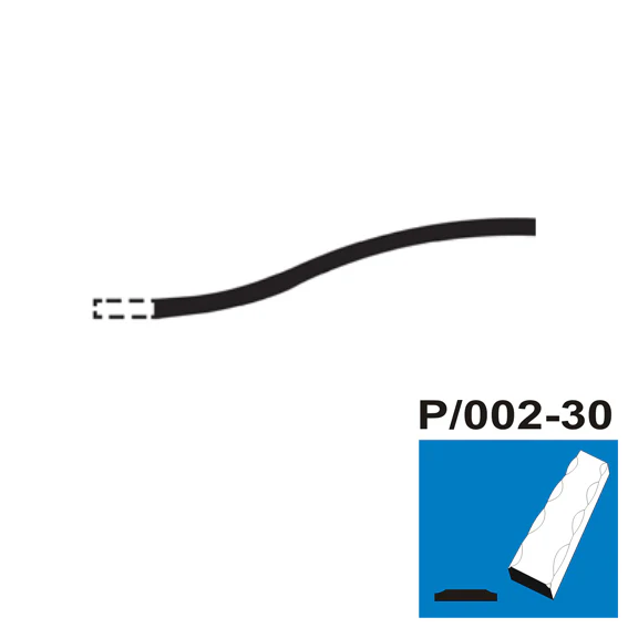 Łuk obły P/002-30x5, p300, L2900mm