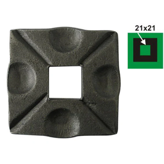 Maskownica ozdobna 70x70, 21x21, t6mm