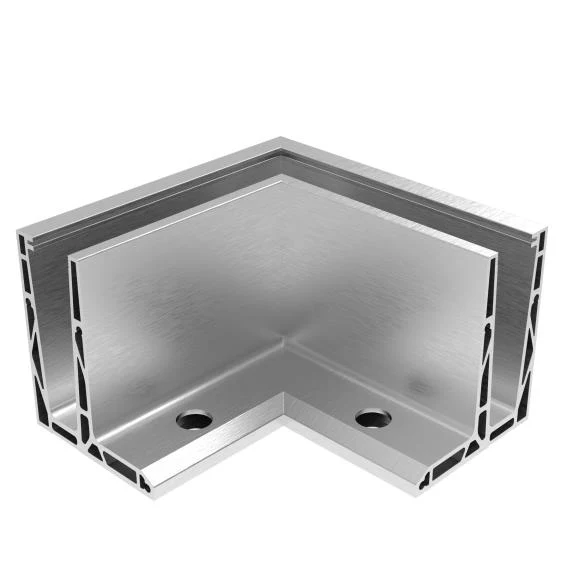 Profil balustrady szklanej Al AL/ELOX/Satin