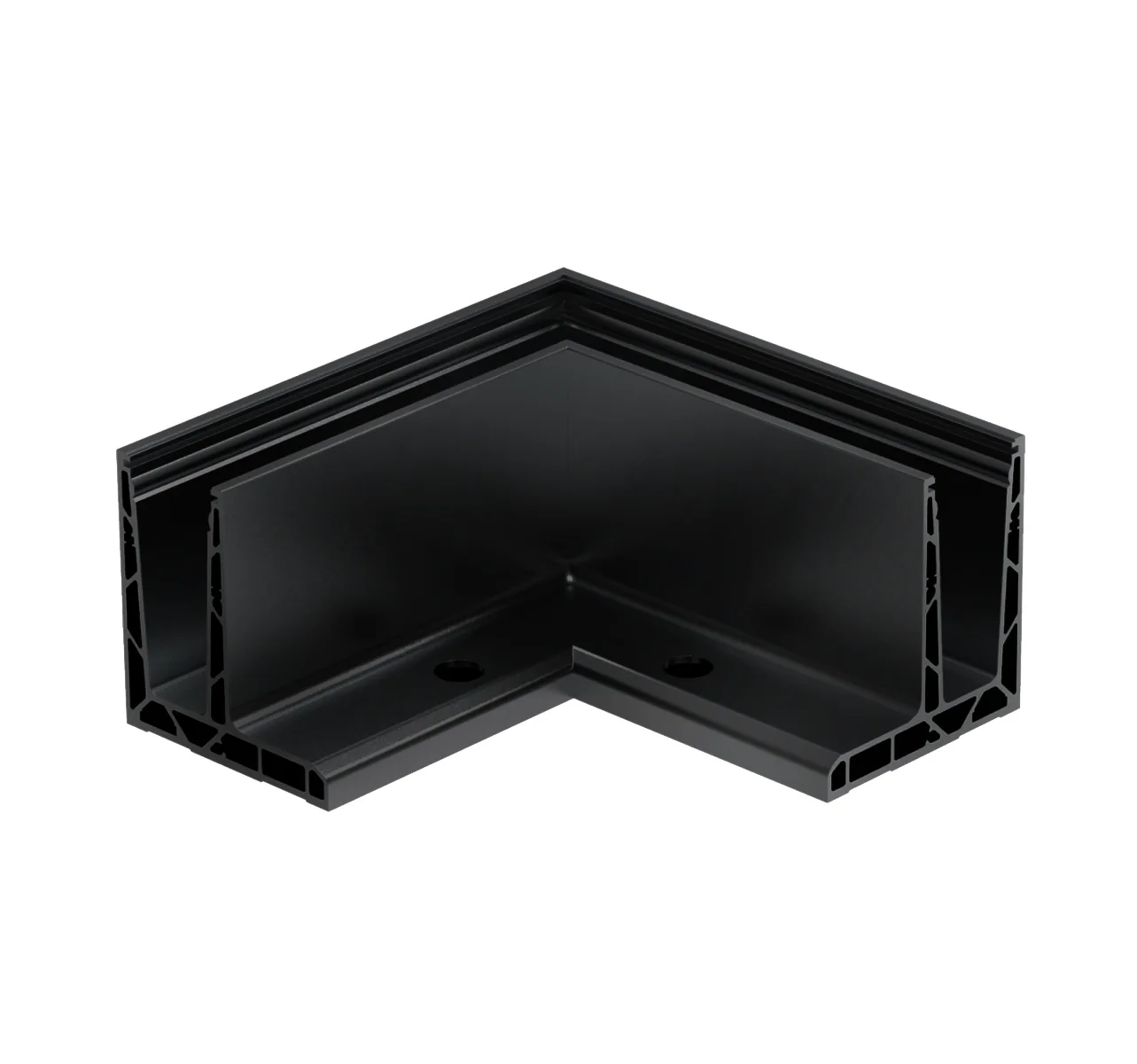 Profil balustrady szklanej Al AL/ELOX/Satin