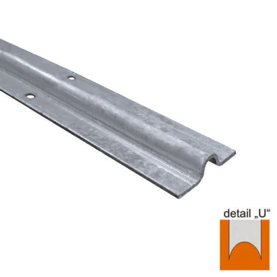 Prowadnica spodnia - U Zn,60x16mm, t3mm, L3m - Image 2