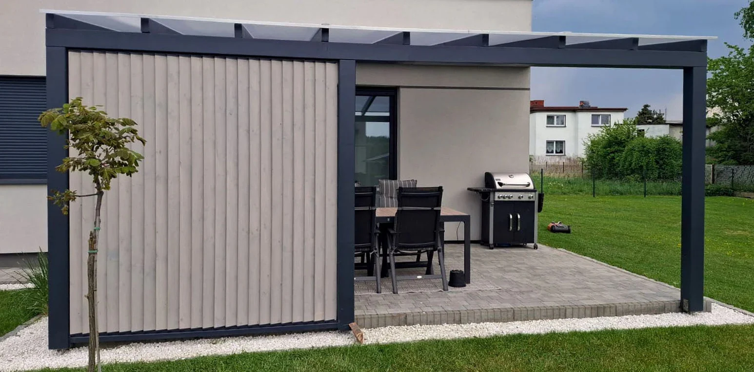 Ruchomy system aluminiowy – pionowy, żaluzjowy – para (lewy + prawy) - Image 2
