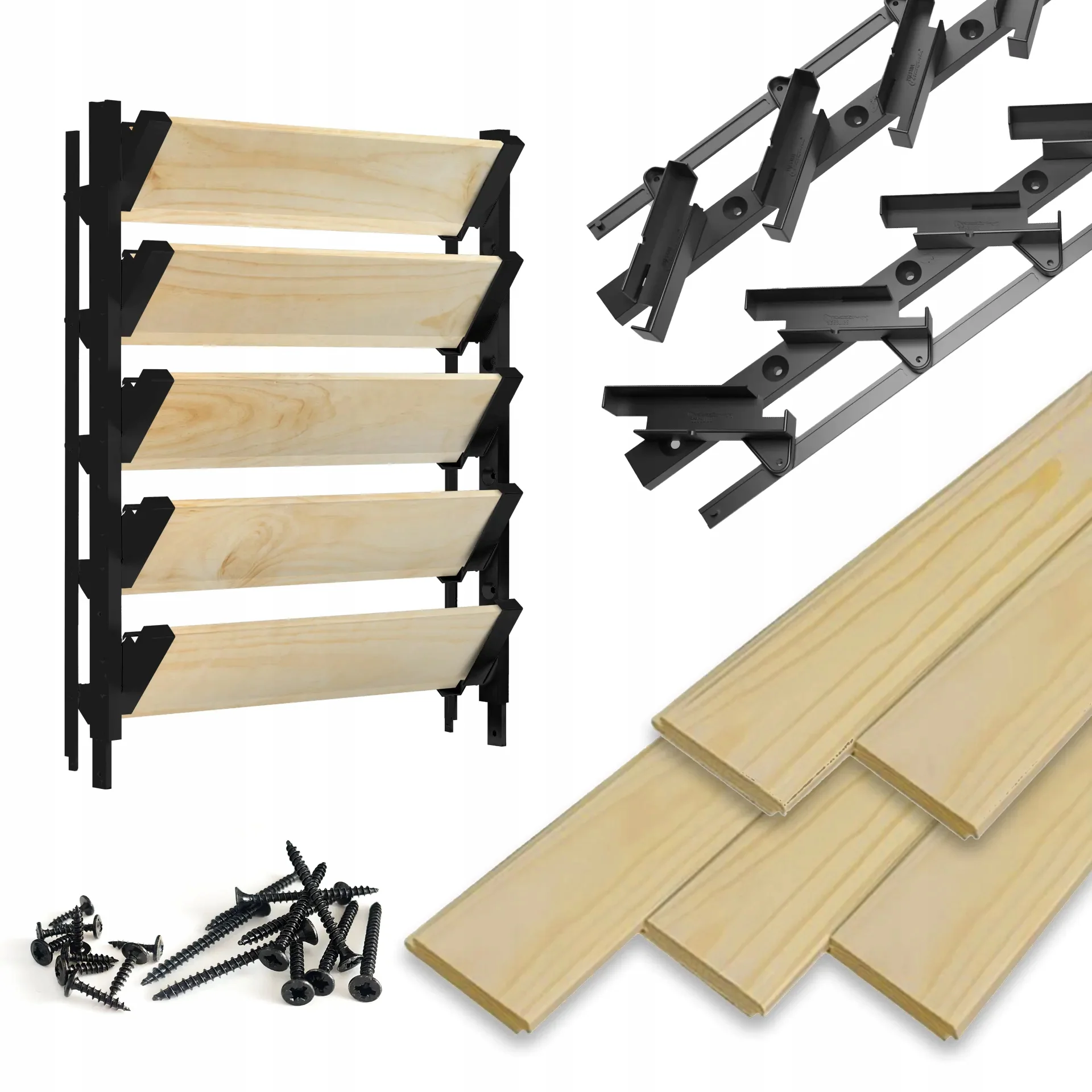 Ruchomy system plastikowy - żaluzjowy - para (lewy + prawy) - Image 2