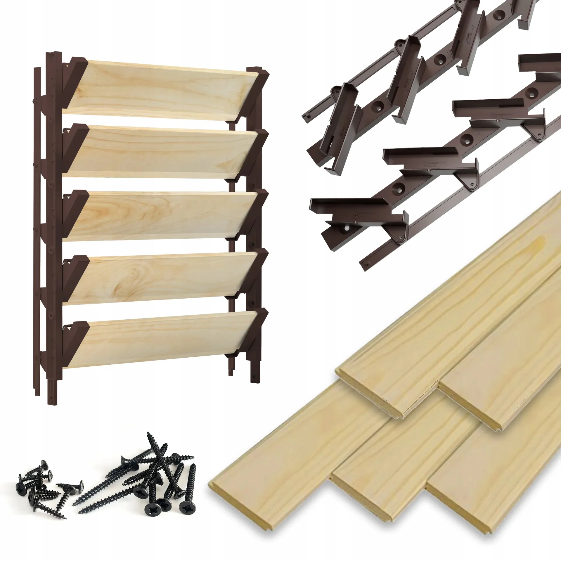 Ruchomy system plastikowy - żaluzjowy - para (lewy + prawy) - Image 2