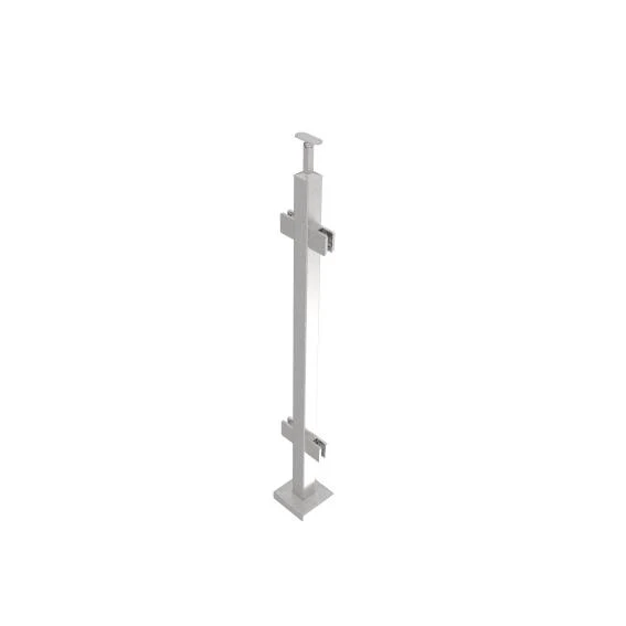 Słupek nierdzewny -prosto AISI304, 40x40x2/4xmodel