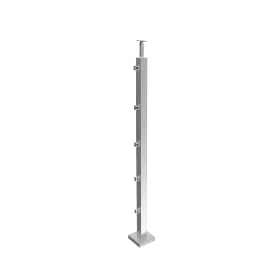 Slupek ze stali nierdzewnej 40x40x2mm h=100cm AISI