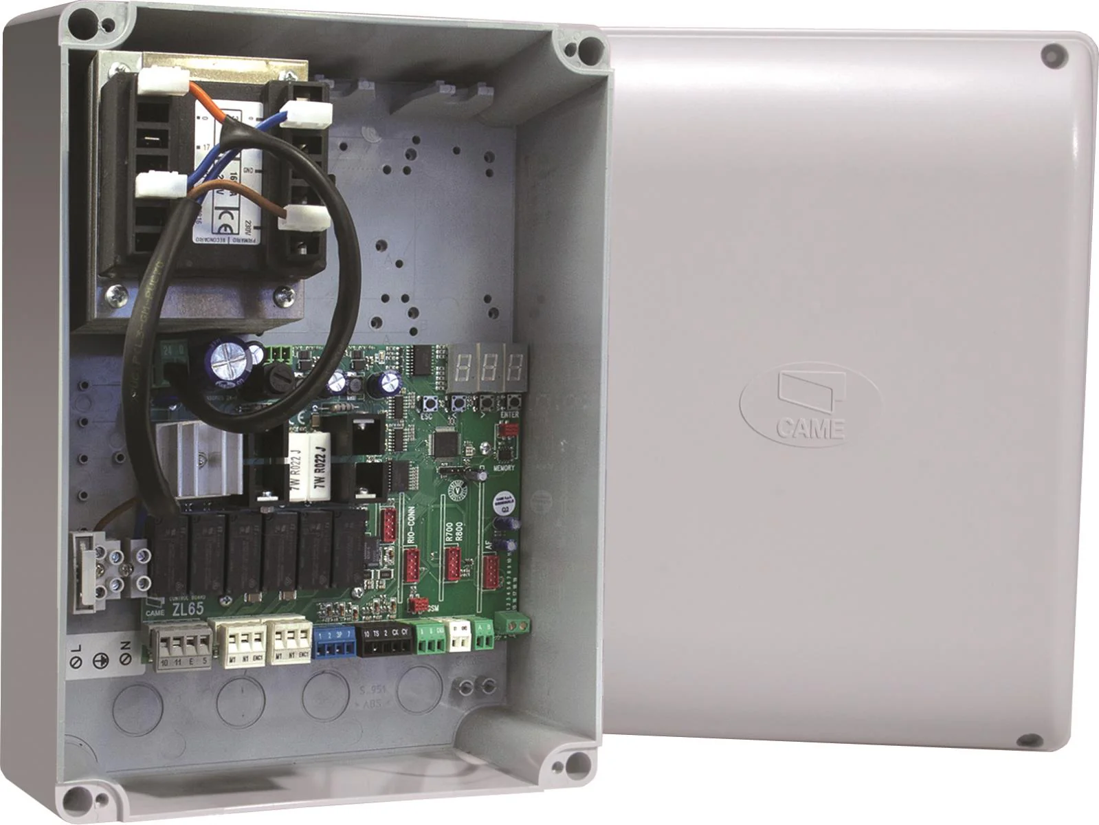 Szafka z elektroniką do bramy dwuskrzydłowej, 24 V DC