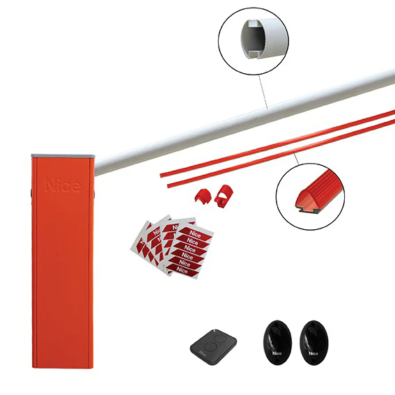 Szlaban elektromechaniczny kit, max 4m, 24V