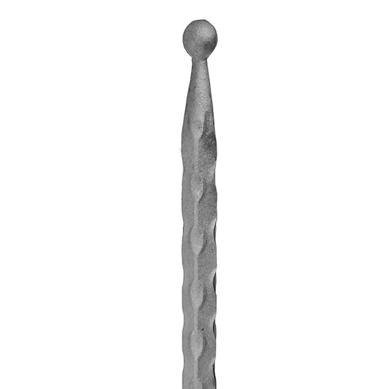 Szpic z kulką h150, b15, zdobený 12x12mm