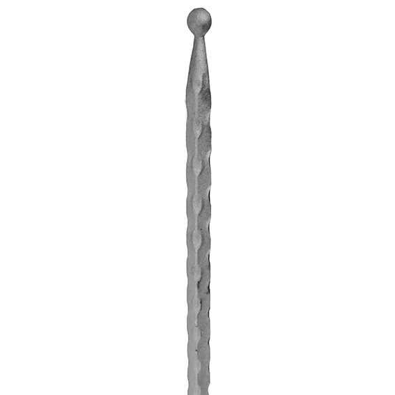 Szpic z kulką h350, b15, zdobený 12x12mm