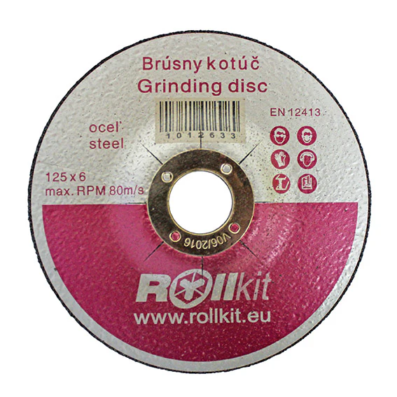 Tarcza szlifierska do stali, 125x6x22,2mm