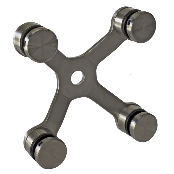 Uchwyt do szkła spider poczwórny AISI304, 4xD30mm - Image 2