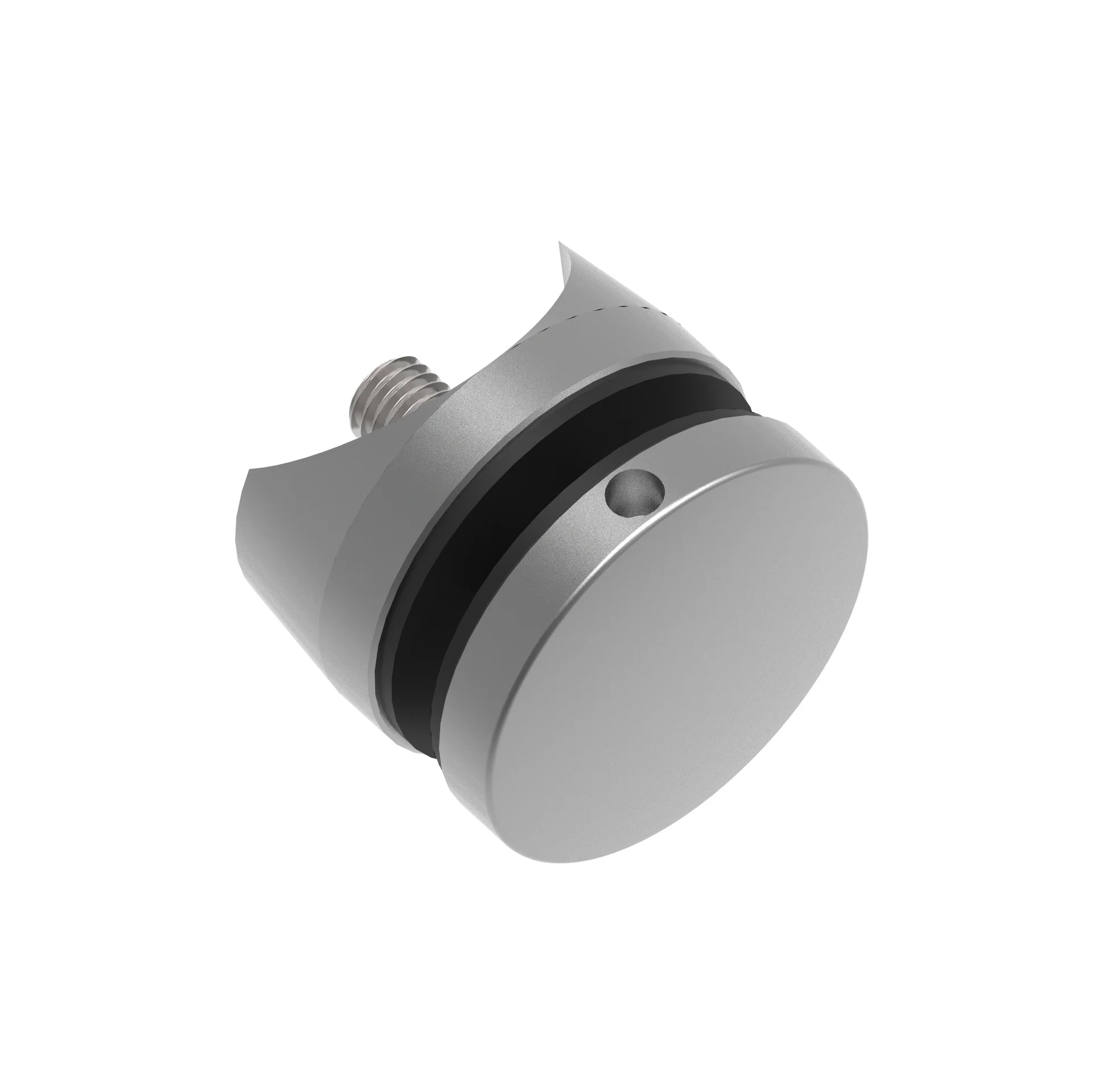 Uchwyt szkła punktowy AISI304, D42,4x2/D70/H10/T8-