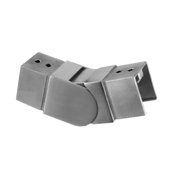 Uchwyt szkla-złączka rury-kolano AISI316 25-55°up, - Image 2
