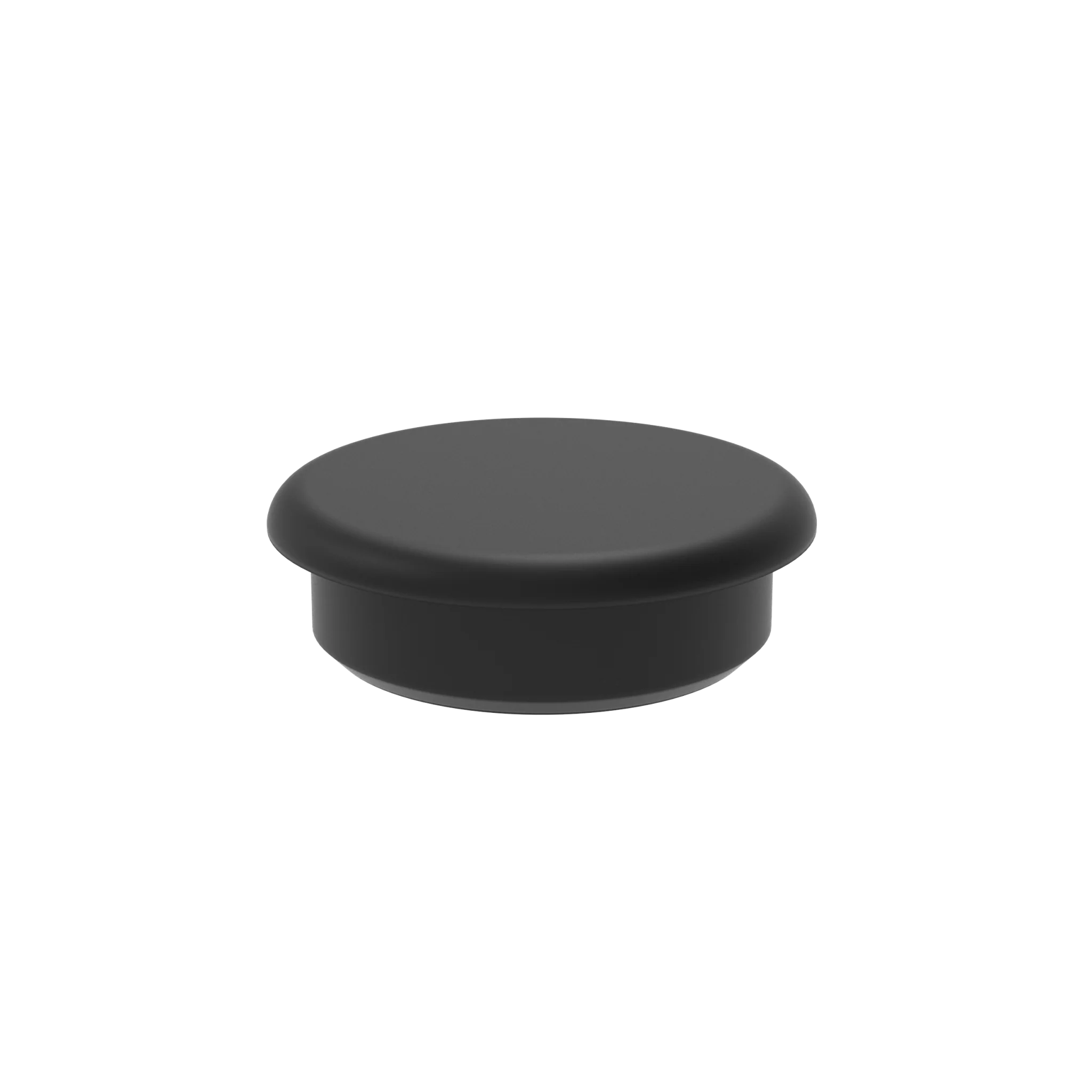 Záslepka kruhová D13mm, čierna
