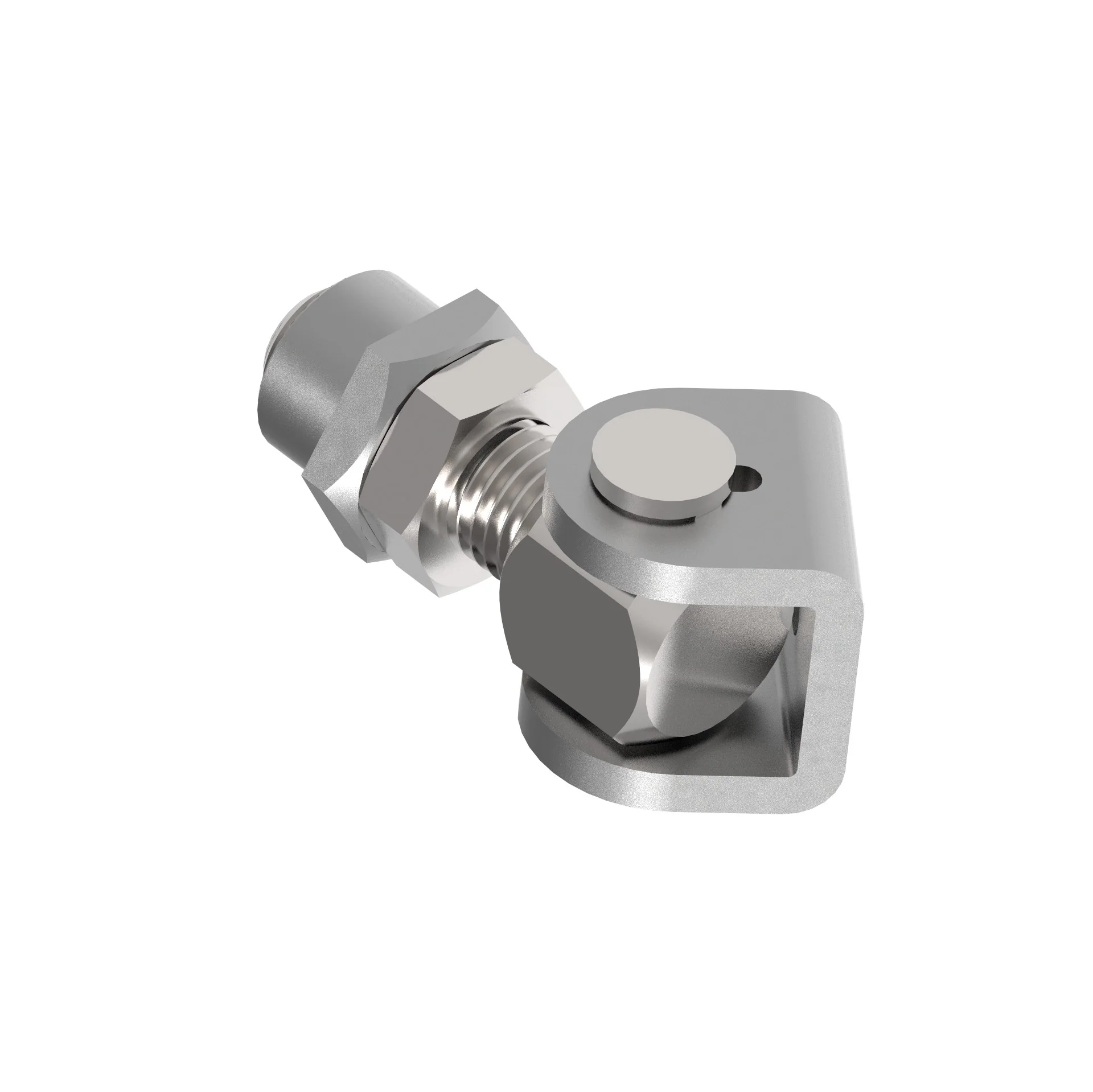 Zawias metalowy regulowany Zn, M16, s kontramatico